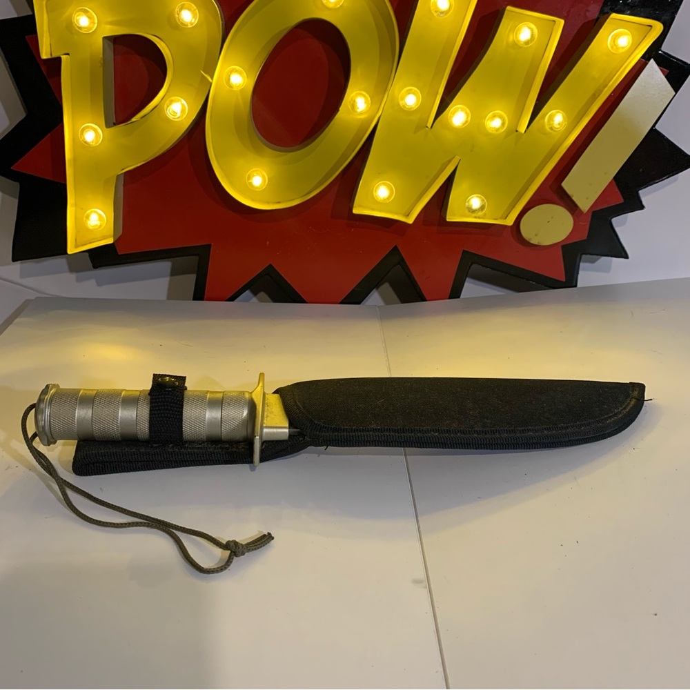 SURVIVAL STAINLESS STEEL KNIFE 103116-1 LOC.U-1 FLR #4 - Used Good Condition